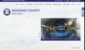 
							         Roanoke County Public Schools / Homepage								  
							    