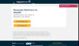 
							         Roanoke Partners in Health | Carilion Clinic								  
							    