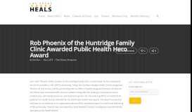 
							         Rob Phoenix of the Huntridge Family Clinic Awarded Public Health ...								  
							    