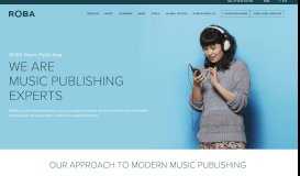 
							         ROBA Music Publishing								  
							    
