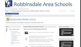 
							         Robbinsdale Middle School - PerL 1:1 (Personalized Learning ...								  
							    