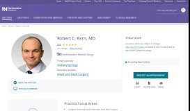 
							         Robert C. Kern, MD | Northwestern Medicine								  
							    