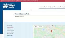 
							         Robert J. Berman Jr. M.D., FAAP | Hospital in East Tennessee								  
							    