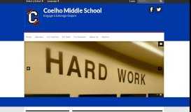 
							         Robert J. Coelho Middle School: Home								  
							    