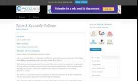 
							         Robert Kennedy College | - Courses - World.edu								  
							    