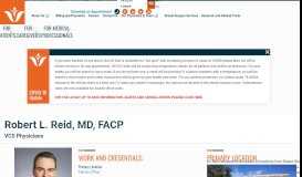 
							         Robert L. Reid, MD, FACP - Virginia Cancer Specialists								  
							    