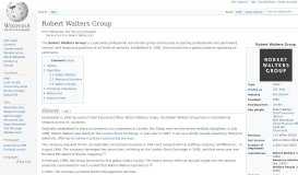 
							         Robert Walters plc - Wikipedia								  
							    