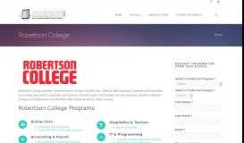 
							         Robertson College, Winnipeg, Calgary, Edmonton & Online Career ...								  
							    
