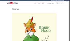 
							         Robin Hood - Davis Arts Council								  
							    
