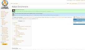 
							         Robot Enrichment - Combine OverWiki, the original Half-Life wiki and ...								  
							    