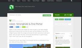 
							         robot: Stronghold & End Portal | Minecraft PE Seeds - MCPE DL								  
							    