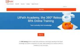
							         Robotic Process Automation (RPA) online Training - UiPath ...								  
							    