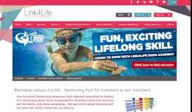 
							         Rochdale Leisure Centre Swimming Pool - Link4Life								  
							    