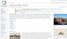 
							         Rochdale Village, Queens - Wikipedia								  
							    