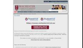 
							         Rochester Community Schools - ParentVUE								  
							    
