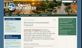 
							         Rochester Government Channel | Rochester NH								  
							    