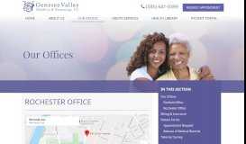 
							         Rochester Office - Genesee Valley OB/GYN								  
							    
