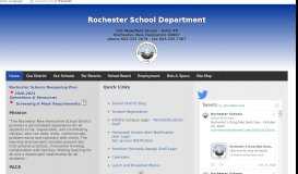 
							         Rochester School Department								  
							    