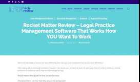 
							         Rocket Matter Review – Legal Practice Management Software That ...								  
							    