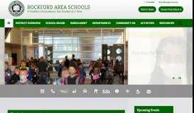 
							         Rockford Area Schools / Homepage								  
							    