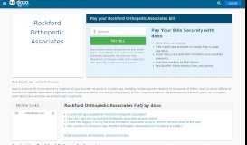 
							         Rockford Orthopedic Associates | Pay Your Bill Online | doxo ...								  
							    
