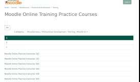 
							         RockinghamCC: Moodle Online Training Practice Courses								  
							    