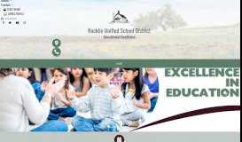 
							         Rocklin Unified School District - Home								  
							    