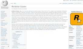 
							         Rockstar Games - Wikipedia								  
							    