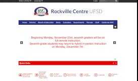 
							         Rockville Centre UFSD: Home								  
							    