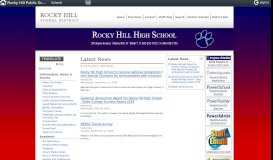 
							         Rocky Hill High School: PowerSchool Parent Portal								  
							    