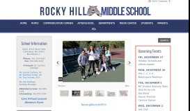 
							         Rocky Hill Middle School								  
							    
