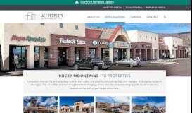 
							         Rocky Mountains High-Traffic Retail Spaces for Lease | ACF Locations								  
							    