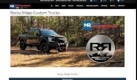 
							         Rocky Ridge Custom Trucks - Mike Reichenbach Ford								  
							    