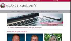 
							         Rocky Vista Health Center – Rocky Vista University								  
							    