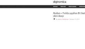 
							         Rodan + Fields applies BI that's more than skin deep | diginomica								  
							    