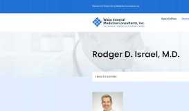 
							         Rodger D. Israel, MD - Raleigh Physicians - Wake Internal Medicine								  
							    