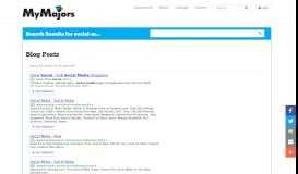 
							         Roger Williams University Social Media Portal - MyMajors.com								  
							    