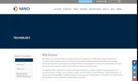 
							         ROI Online® | Cloud-based PHI Disclosure Management ... - MRO Corp								  
							    