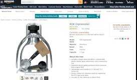 
							         ROK EspressoGC: Manual Piston Espresso Machines ... - Amazon.com								  
							    