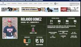 
							         Rolando Gomez Class of 2008 - Player Profile | Perfect Game USA								  
							    