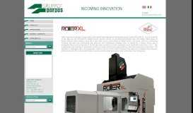 
							         ROLLER XL - OMV | Portal Milling Machine - GRUPPO PARPAS								  
							    