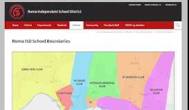 
							         Roma ISD Boundaries - Roma Independent School District								  
							    