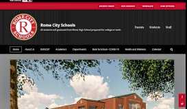 
							         Rome City Schools / Homepage								  
							    