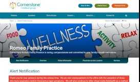 
							         Romeo Family Practice - Washington Township | Cornerstone Medical ...								  
							    