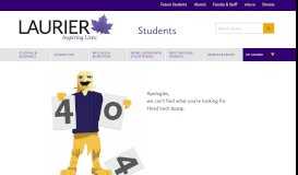 
							         Romeo Research Portal | Students - Wilfrid Laurier University								  
							    