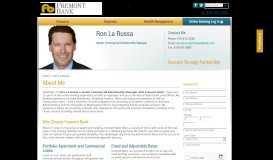 
							         Ron La Russa | Multifamily Loan Officer | Fremont Bank								  
							    
