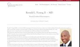 
							         Ronald L. Young, II - Brain and Spine Center of South Florida								  
							    