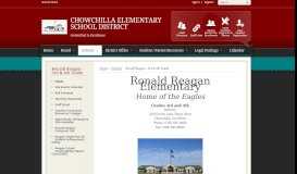 
							         Ronald Reagan - Chowchilla Elementary School District								  
							    