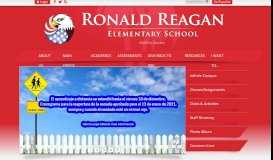 
							         Ronald Reagan Elementary School								  
							    