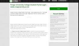 
							         Rongo University College Student Portal Login www ...								  
							    